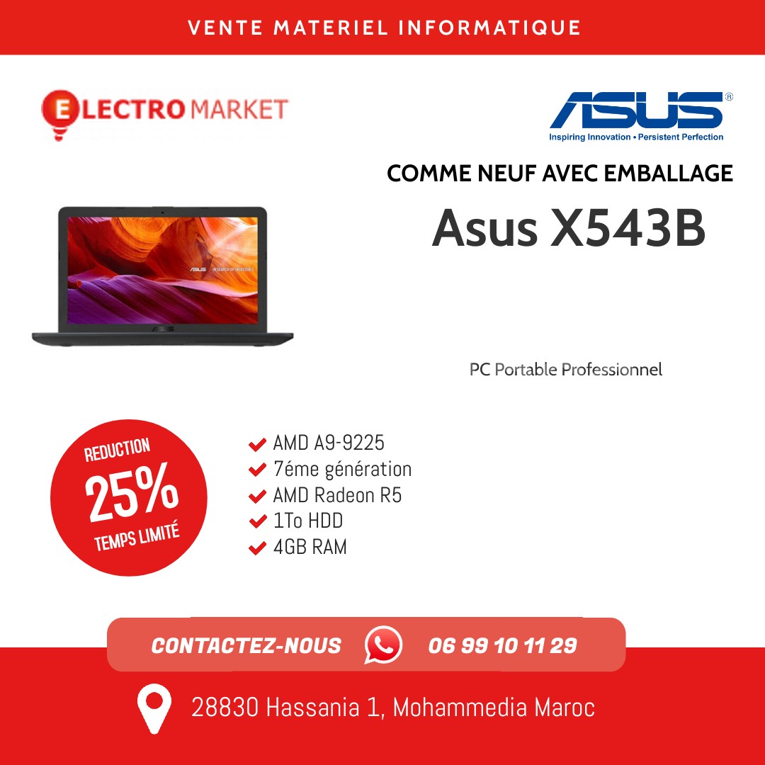 Asus X543 AMD A9-9225